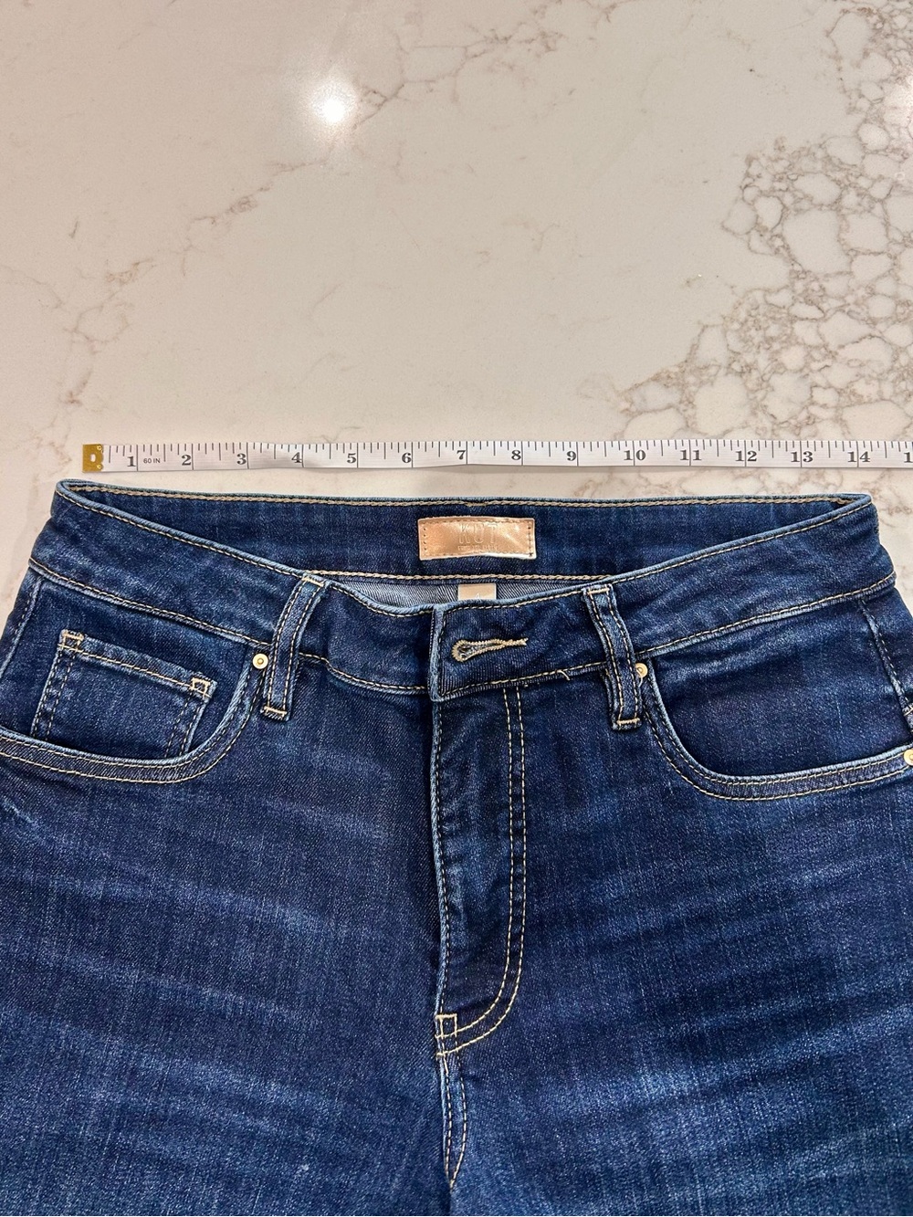 KUT From The Kloth - Maya Fab Ab Wide Leg Jeans (Dark Wash Size 4) - Picture 4 of 8